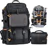 TARION - 27L Large Camera Backpack - 2 in 1 Professional Camera Bags with 15.6" Laptop Compartment & Raincover (PB01)