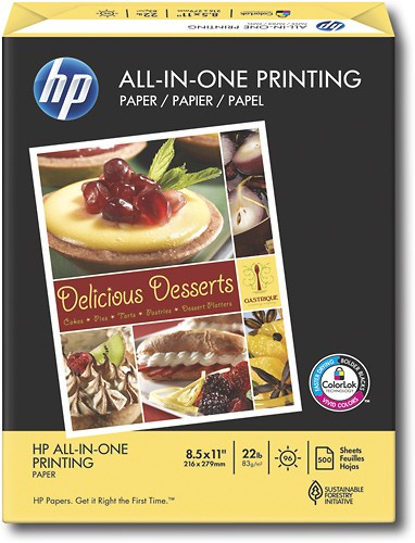  HP - 500-Pack 8.5&quot; x 11&quot; Printing Paper