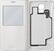 Alt View 3. Samsung - S-View Flip Cover for Samsung Galaxy S 5 Cell Phones - White.