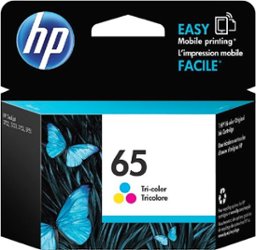 HP - 65 Standard Capacity Ink Cartridge - Tri-Color - Front_Zoom