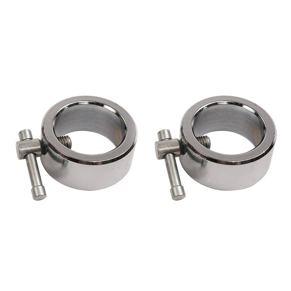Alt View 1. Sunny Health & Fitness - 20" Olympic Single Dumbbell Handlebar with Ring Collars - Stainless Steel.