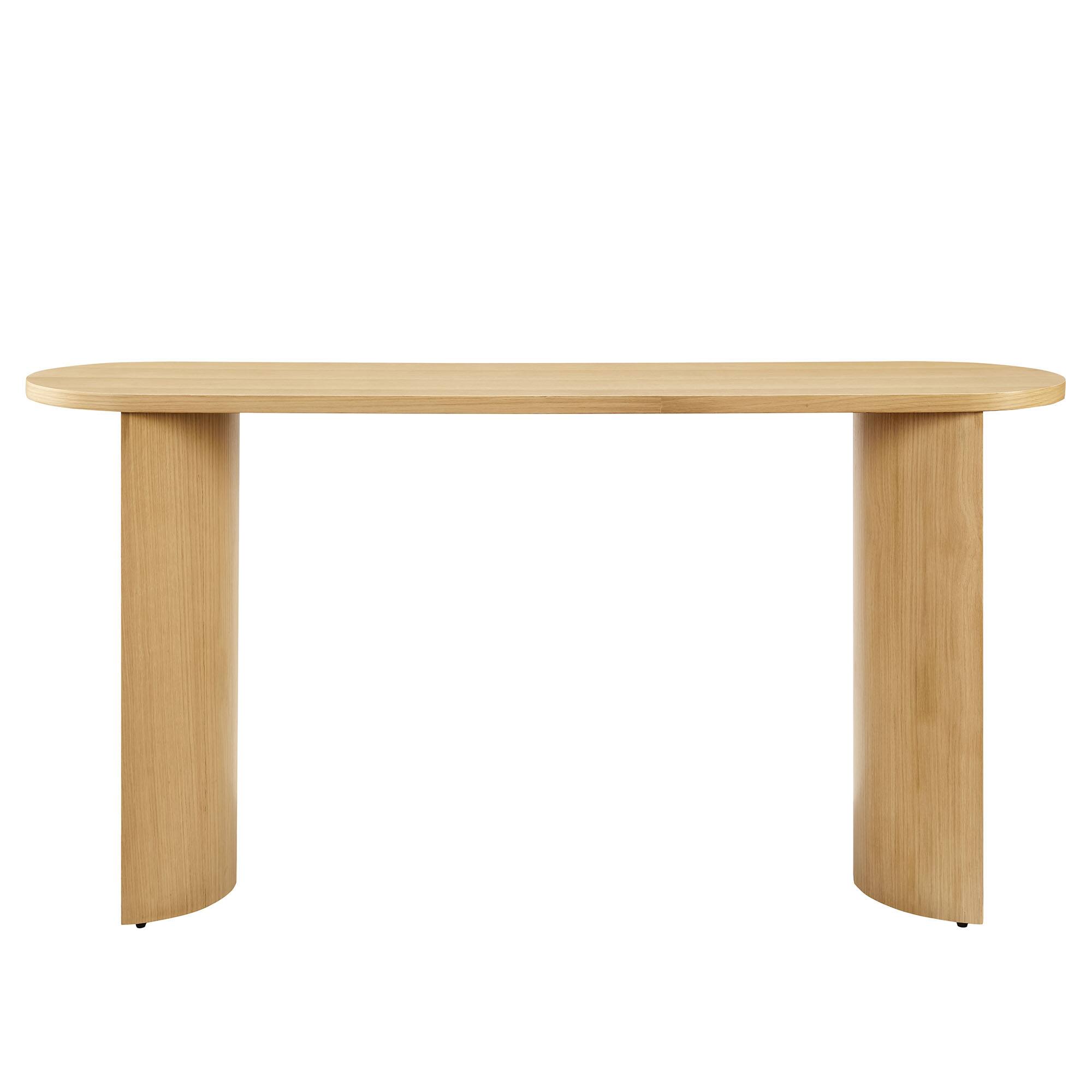 Alt View 5. Modway - Aspect Oval Wood Entryway Console Table by Modway - Oak.