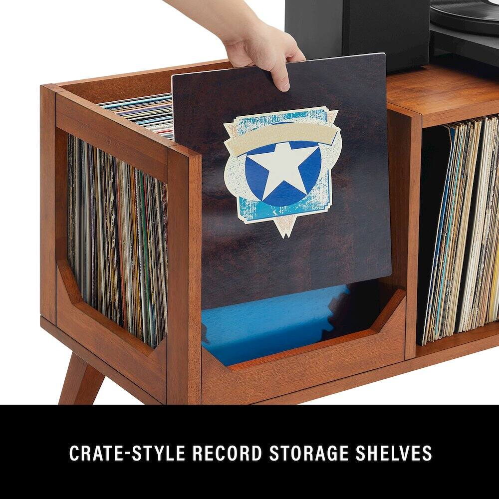 CRATE-STYLE RECORD STORAGE SHELVES