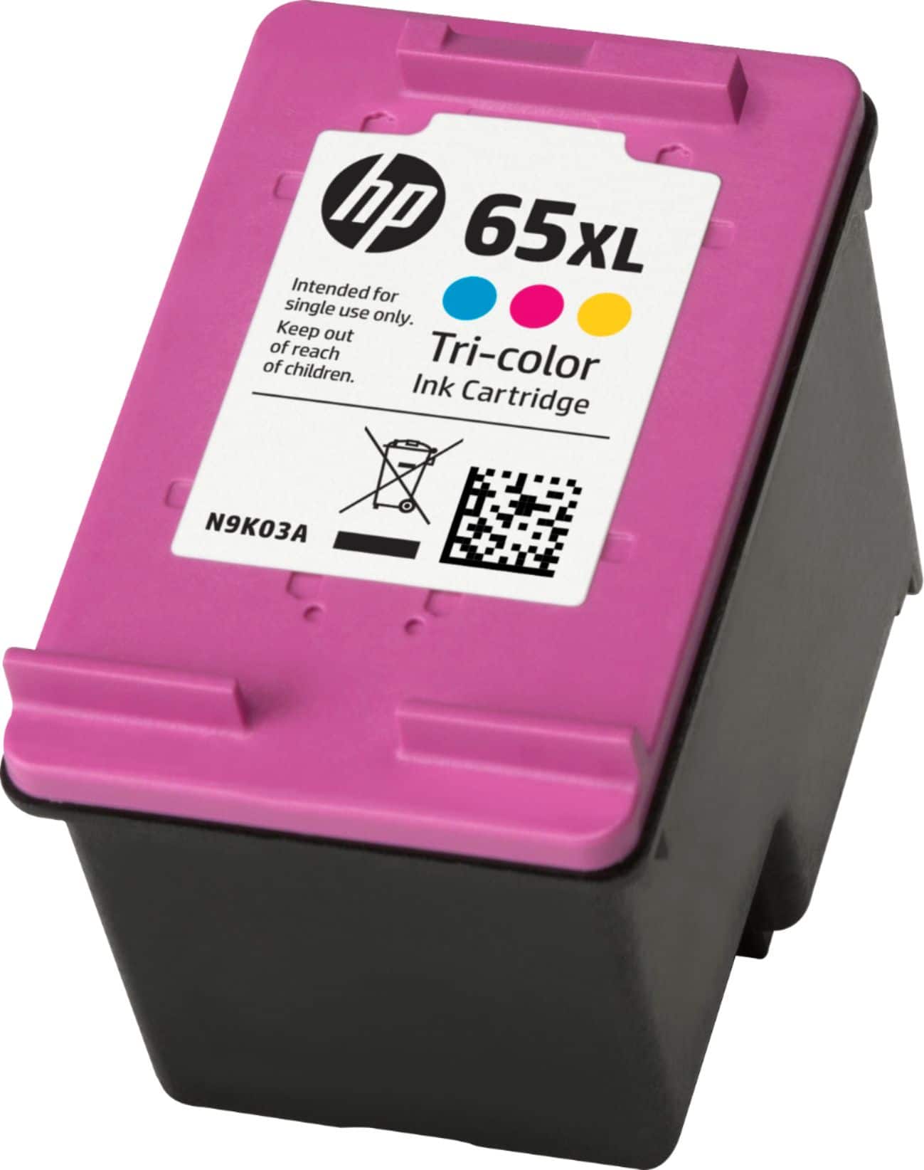 Alt View 1. HP - 65XL High-Yield Ink Cartridge - Tri-Color.