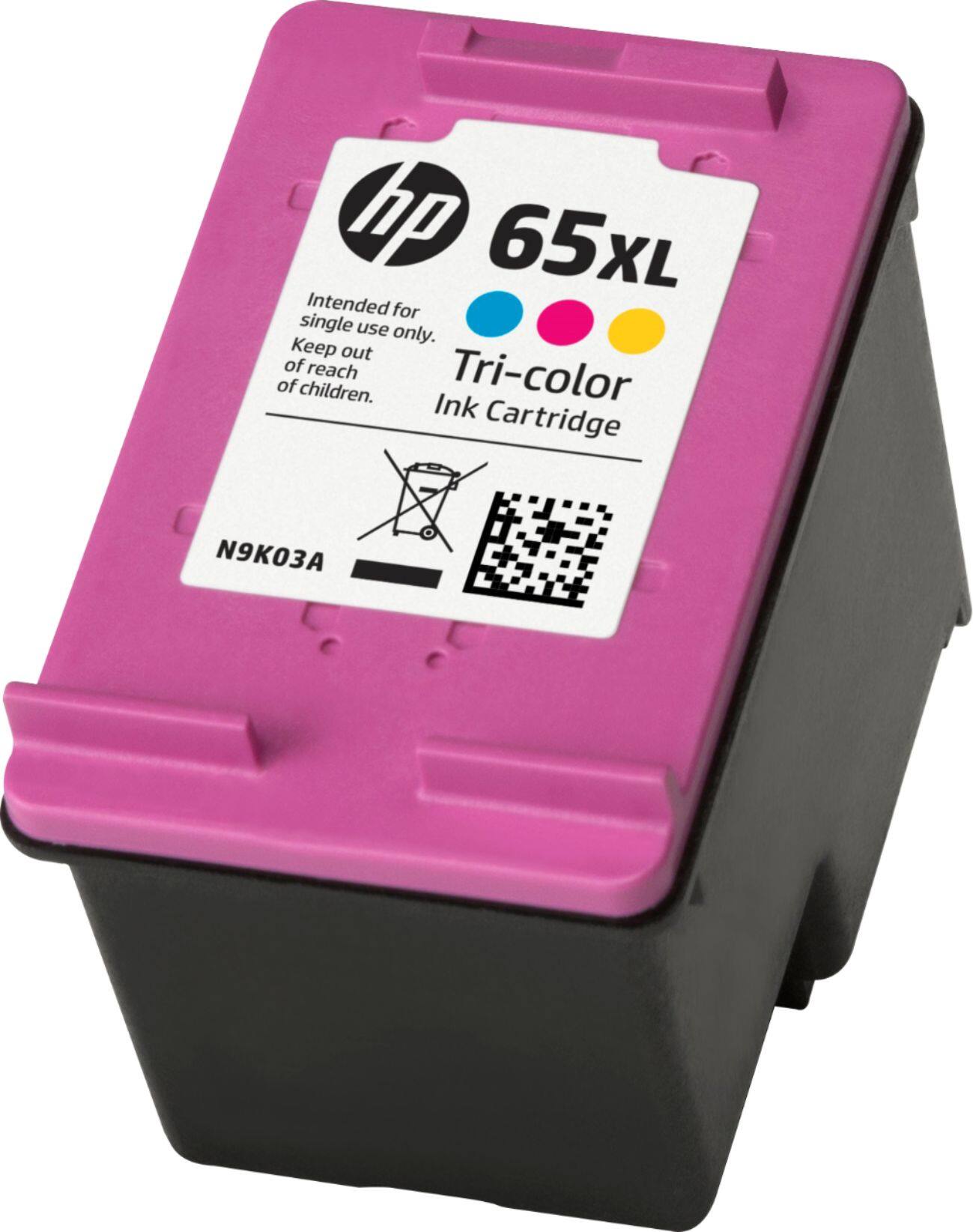 Alt View 1. HP - 65XL High-Yield Ink Cartridge - Tri-Color.