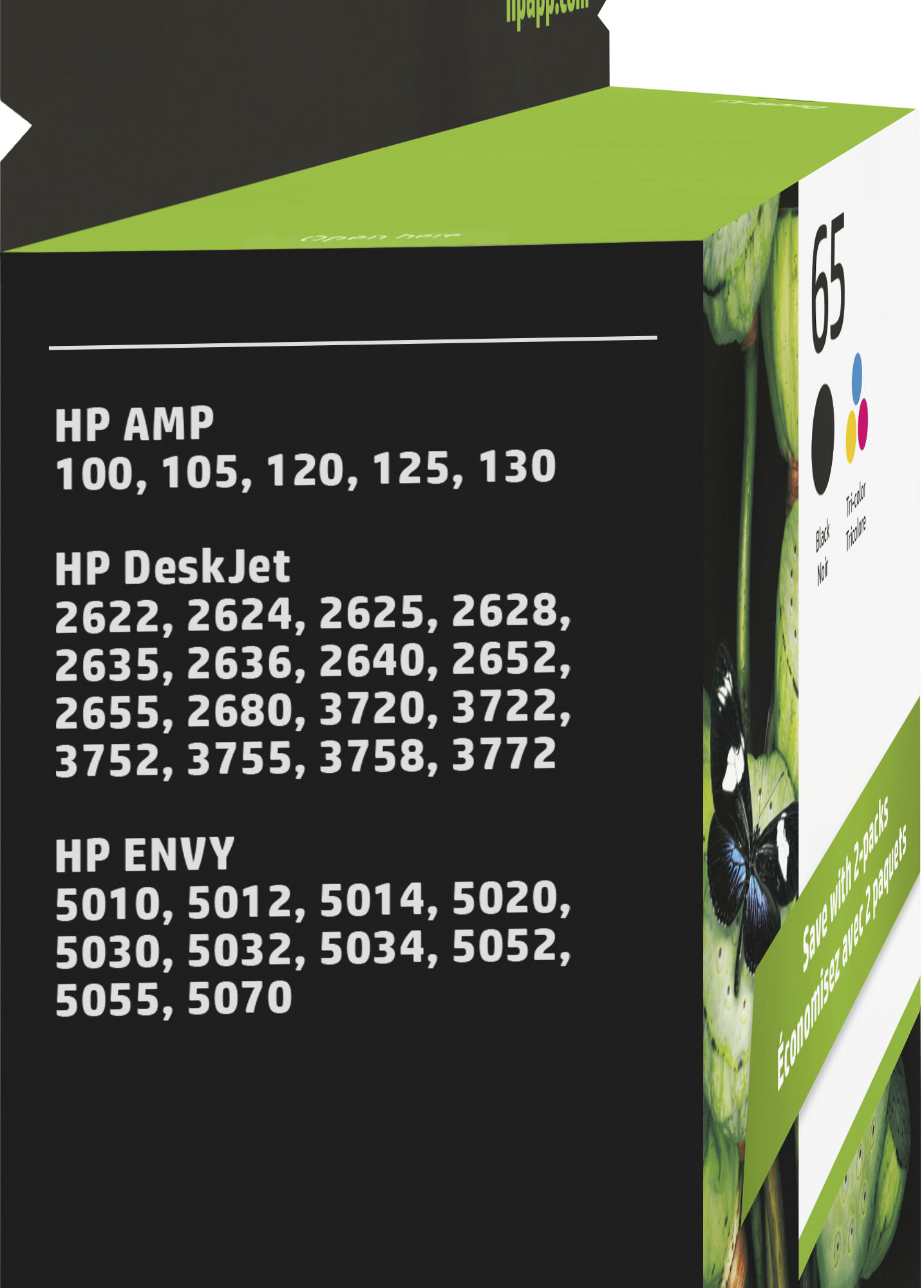 Cartouche d'encre originale HP 65 Black (N9K02AN) 