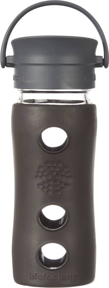 Angle. Lifefactory - 12.3-Oz. Thermal Cup - Espresso.