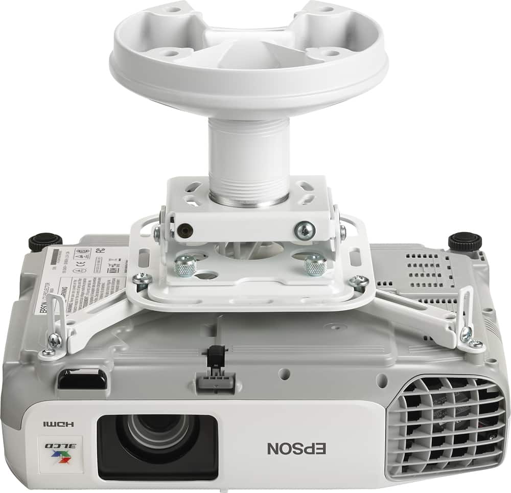 Angle. Epson - Universal Projector Ceiling Mount Kit - White.