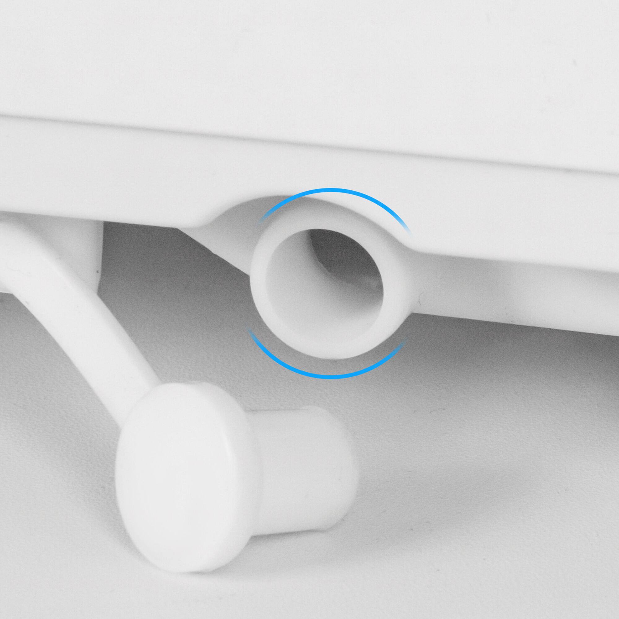 Alt View 8. Costway - Portable Air Conditioner Cools up to 350 sq.ft 6000 BTU 4-in-1 AC with Cool Fan Humidifier Sleep Mode - White.