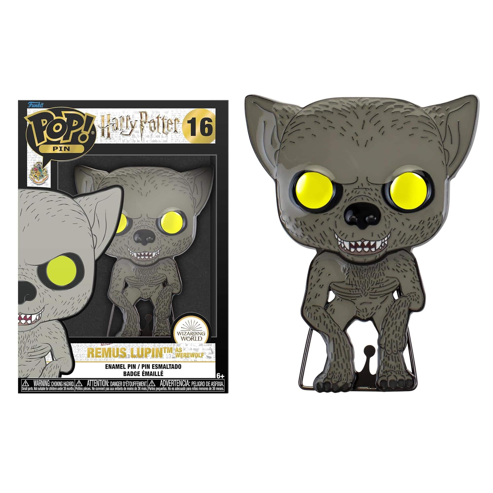 Harry Potter 3-Inch Funko POP Pin | Remus Lupin - Gray price history on PriceWatchPro