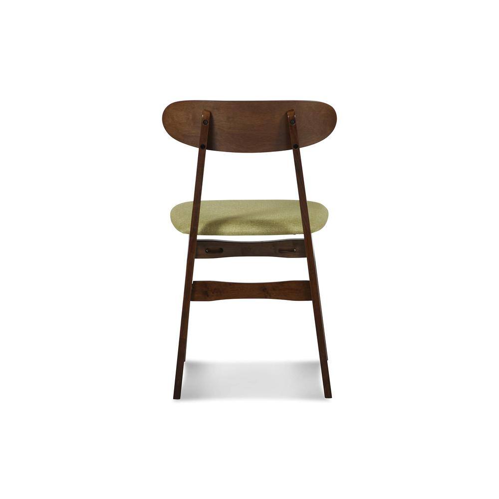 Alt View 4. New Classic Furniture - Morocco Green Solid Wood Dining Chair (Set of 6) - Green.