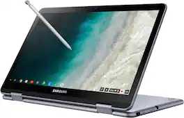 Samsung - Chromebook Plus V2 12.2 FHD+ 2-in-1 Touch Laptop -Intel Celeron - 4GB RAM- 64GB + 64GB SD Card - Chrome OS - Silver