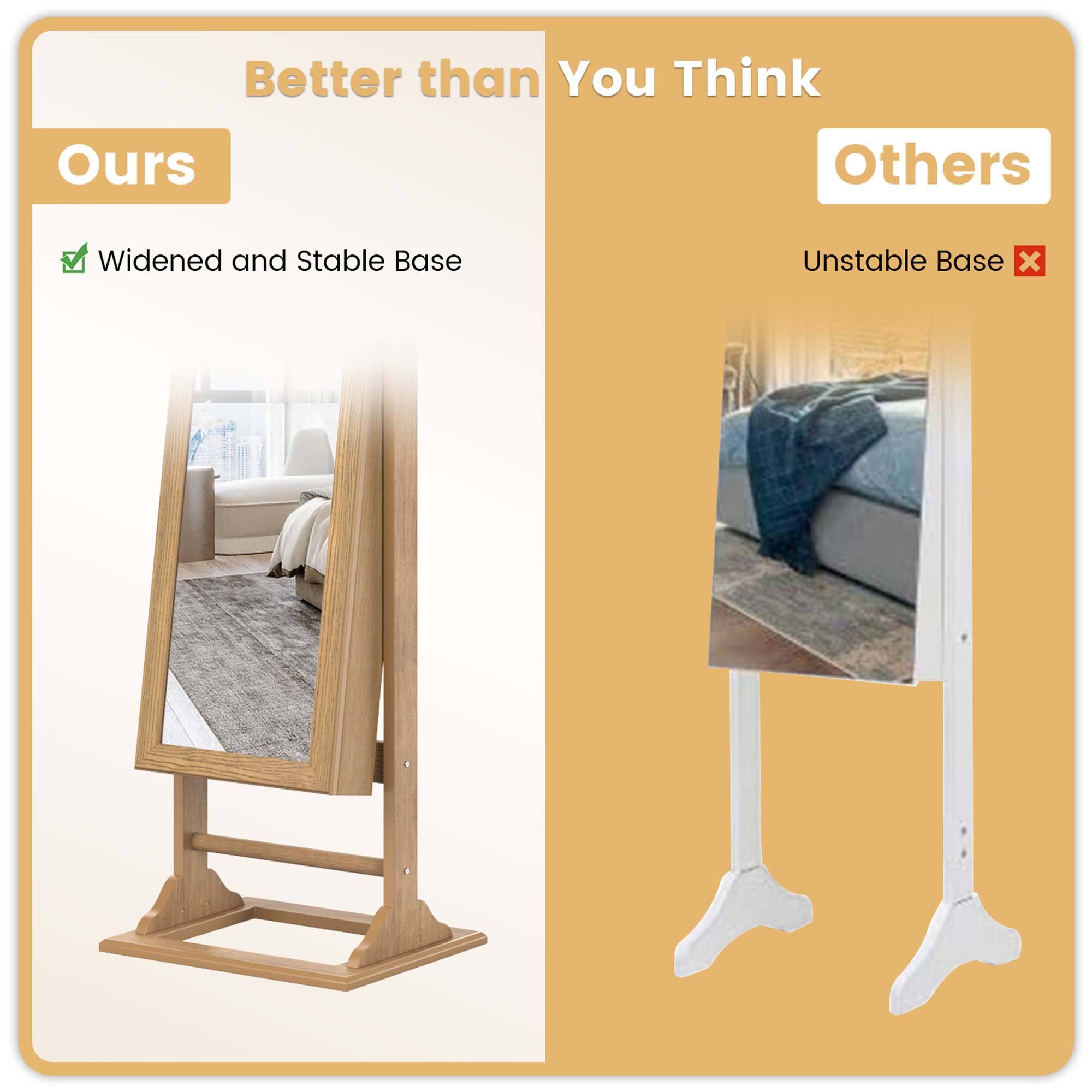 Better than You Think

Ours  
✅ Widened and Stable Base

Others  
❌ Unstable Base