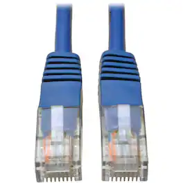 Eaton Tripp Lite Series N002-006-BL 6-feet Cat5e Ethernet Network Patch Cable - Snagless - Molded - UTP - 350 MHz - Blue