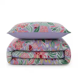 Shavel Home Products - Shavel 100% Polyester Luxury Seersucker Happy Floral Comforter Set Twin - Multi