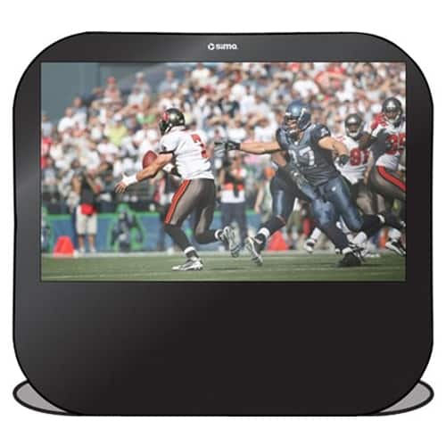 Front. Sima - 84" Projector Screen - Black.
