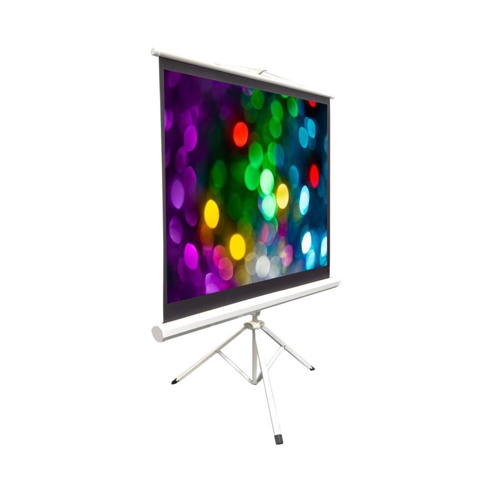 Left. PYLE - Pyle Pro 50" Projector Screen - White.