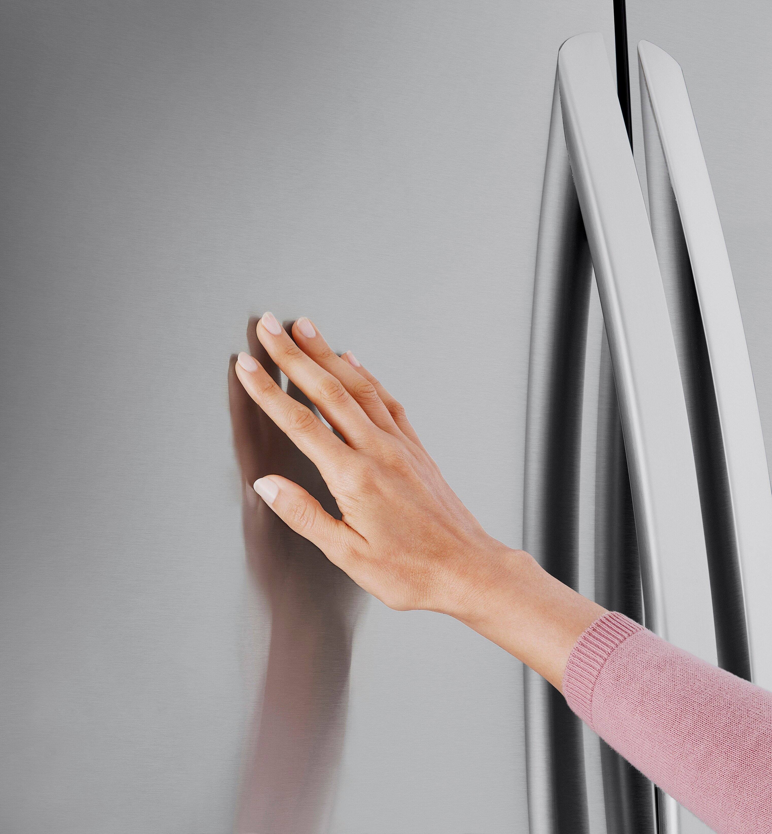 Alt View 6. LG - 30.7 Cu. Ft. French Door Smart Refrigerator with Tall Ice and Water Dispenser - PrintProof Stainless Steel.