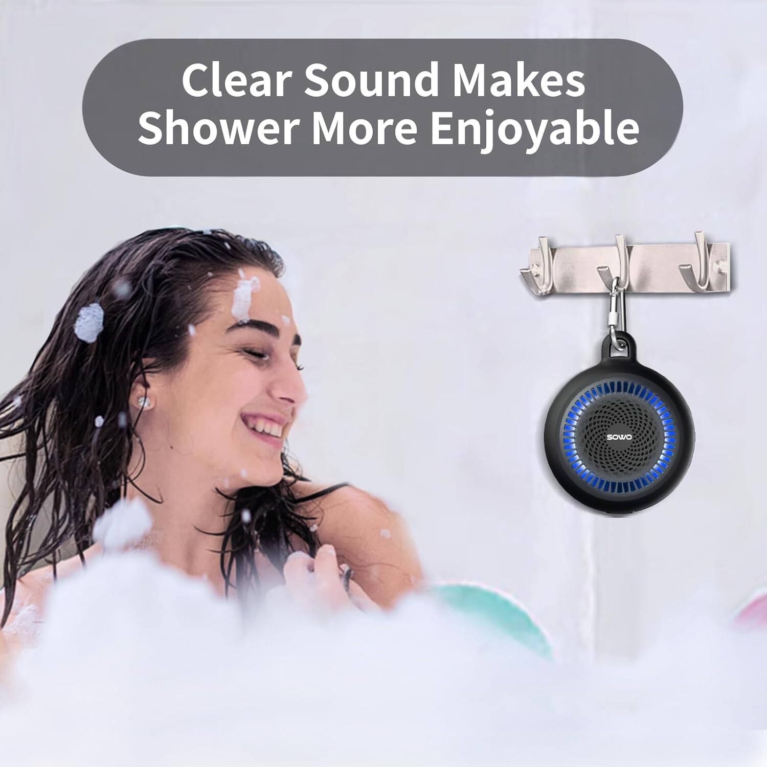 Clear Sound Makes Shower More Enjoyable