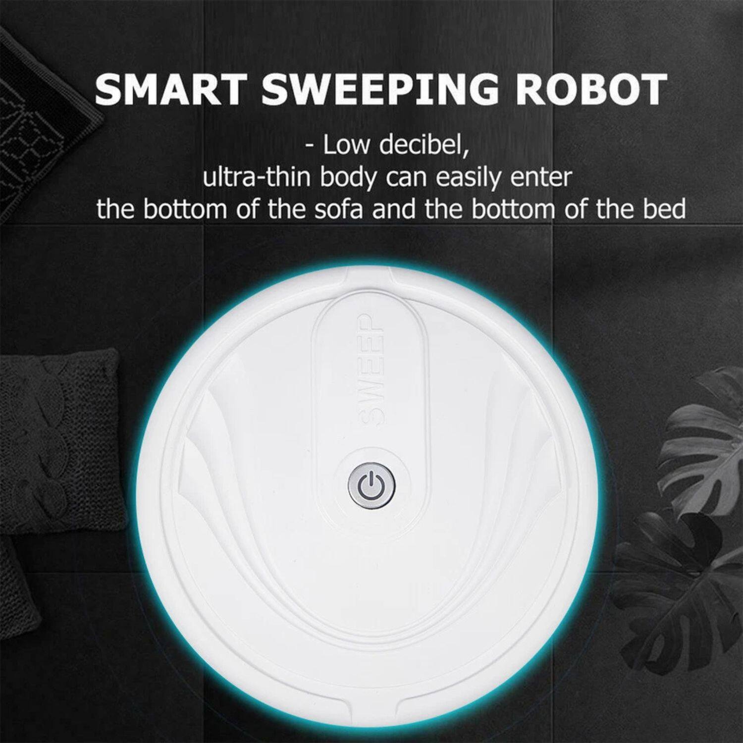 SMART SWEEPING ROBOT

- Low decibel, ultra-thin body can easily enter the bottom of the sofa and the bottom of the bed