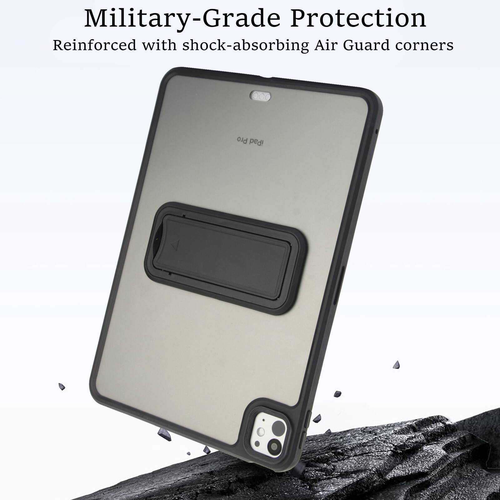 Military-Grade Protection  
Reinforced with shock-absorbing Air Guard corners