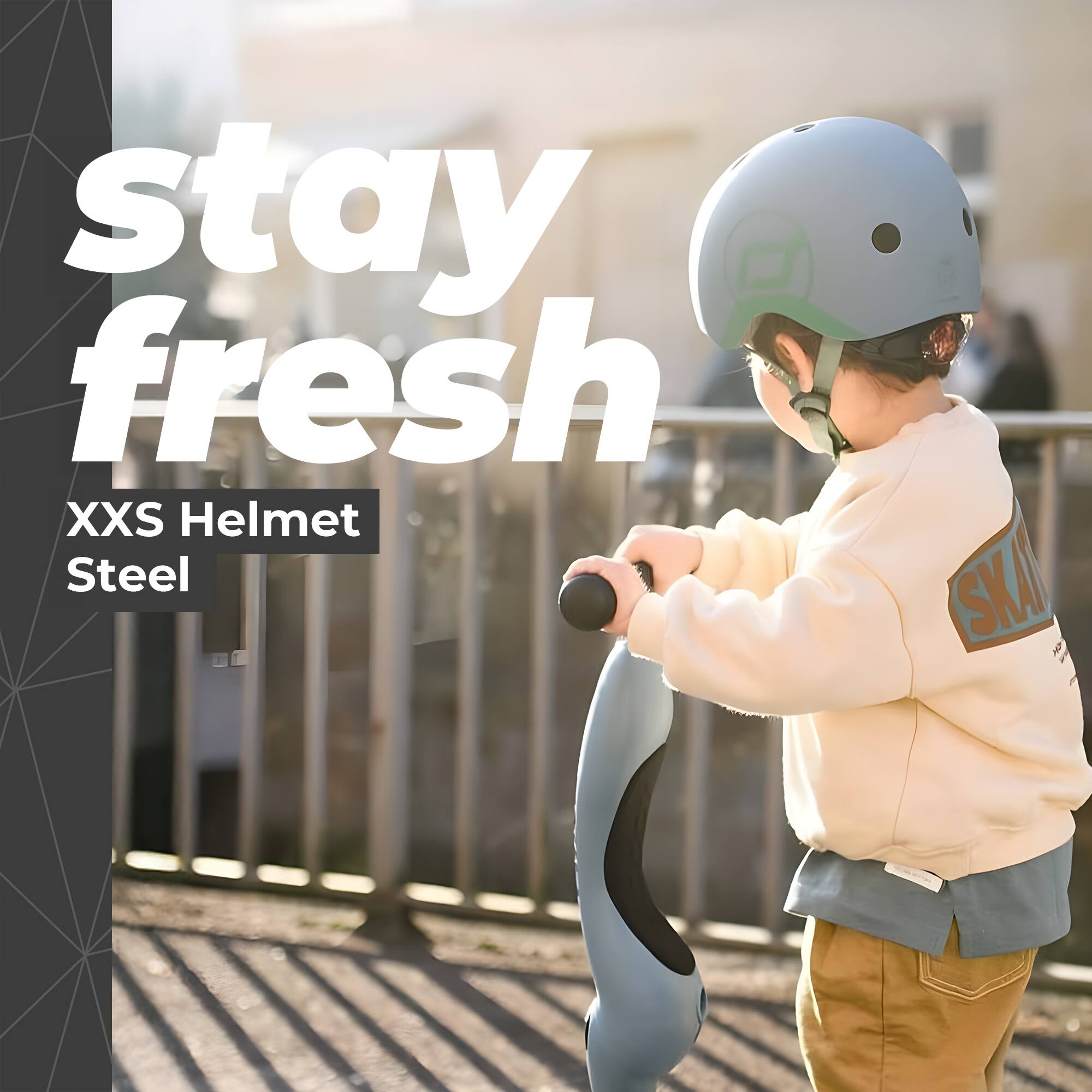 stay fresh  
XXS Helmet  
Steel
