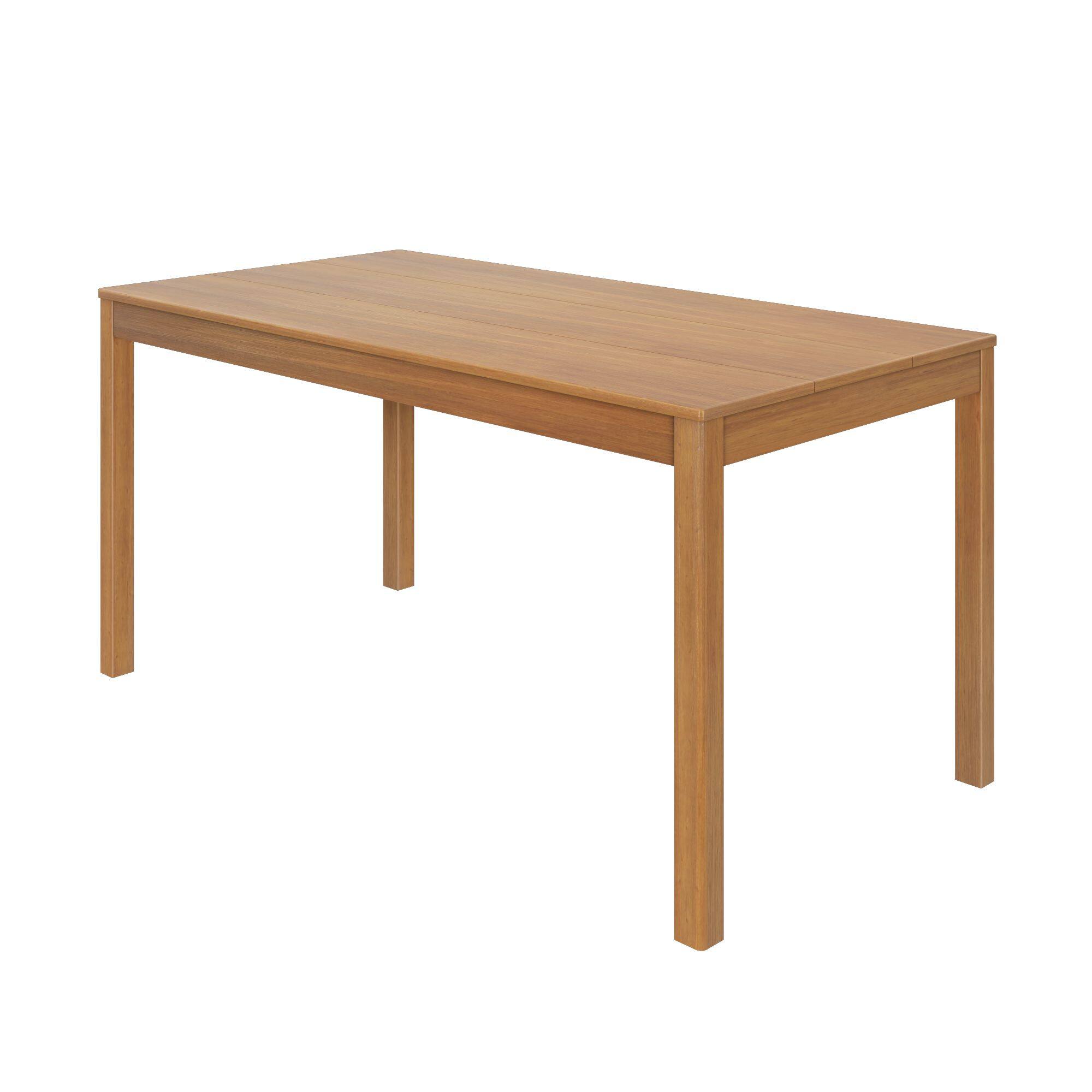 Alt View 3. Grain & Grove - Rectangular Dining Table (60in / 1524mm), Pecan - Pecan.