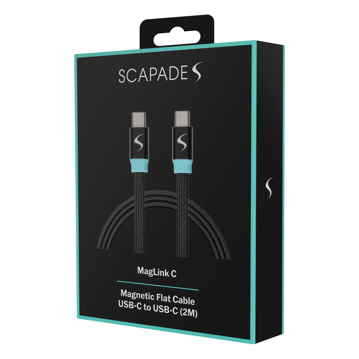 SCAPADE S MagLink C Magnetic Flat Cable USB-C to USB-C (2M)