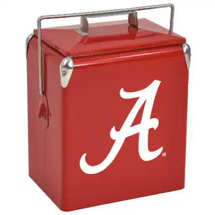 Front. Indigo Falls - Alabama Crimson Tide 16-Can Retro Party Cooler - Crimson.