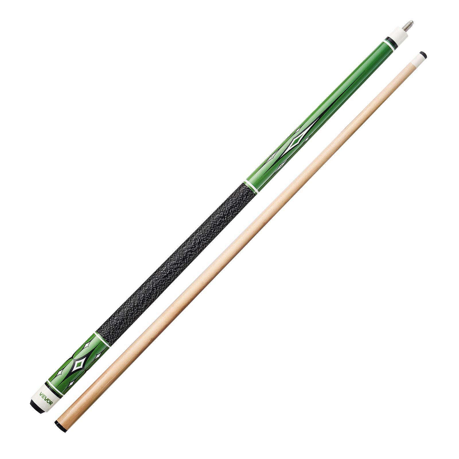 Alt View 5. VEVOR - 58-Inch Pool Cue Set, 4-Piece Billiard Sticks Made of Canadian Maple Wood with ABS Joint Rings, Suitable for Pool Tables - Colorful.