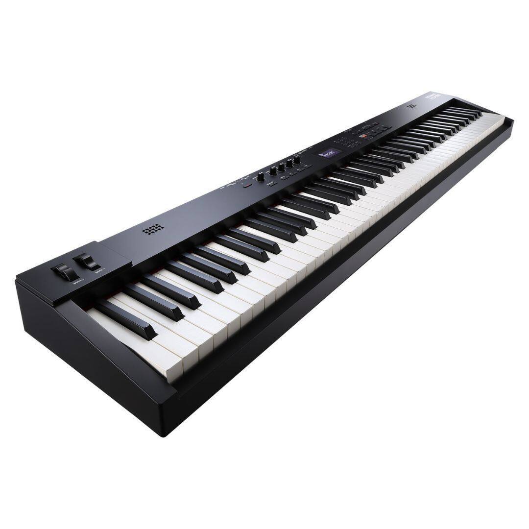 Left. Roland - Roland RD 08 88 Key Stage Piano with PHA 4 Keyboard and SuperNATURAL Sounds.