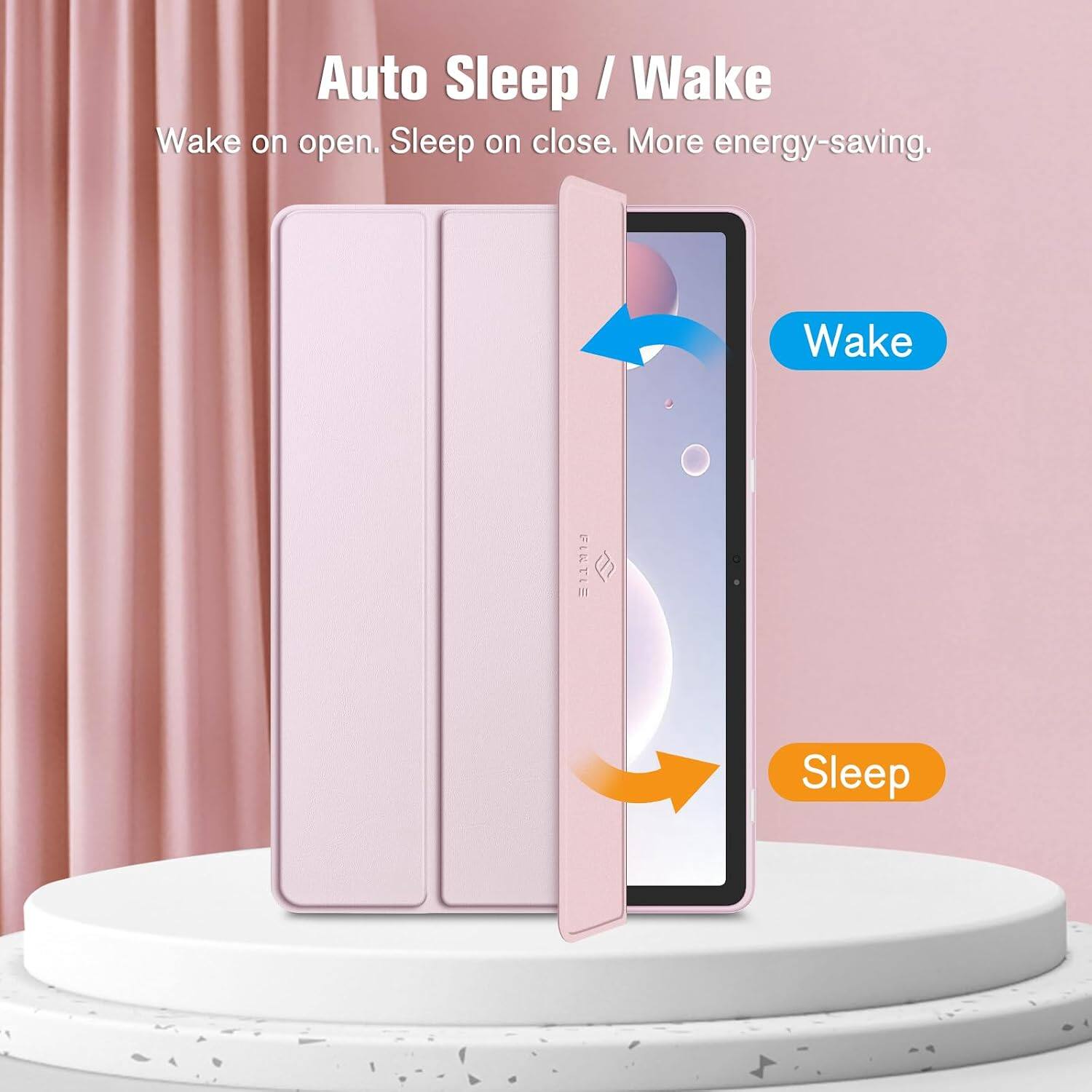 Auto Sleep / Wake  
Wake on open. Sleep on close. More energy-saving.  
Wake  
Sleep