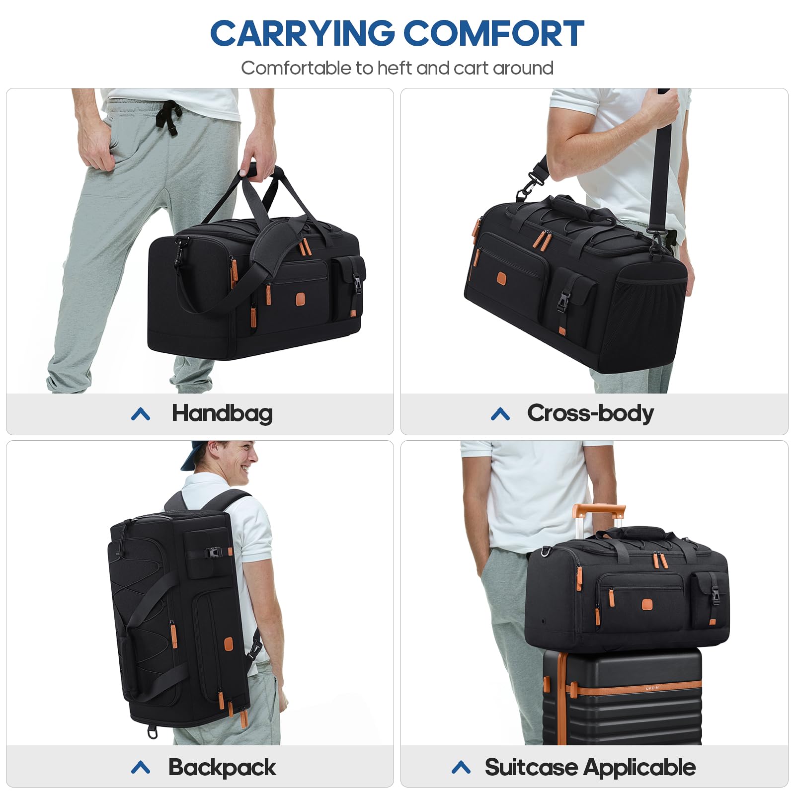 Pacoar Cade Gym Bag For Men And Women With Shoe Laptop Compartment 3 in ...