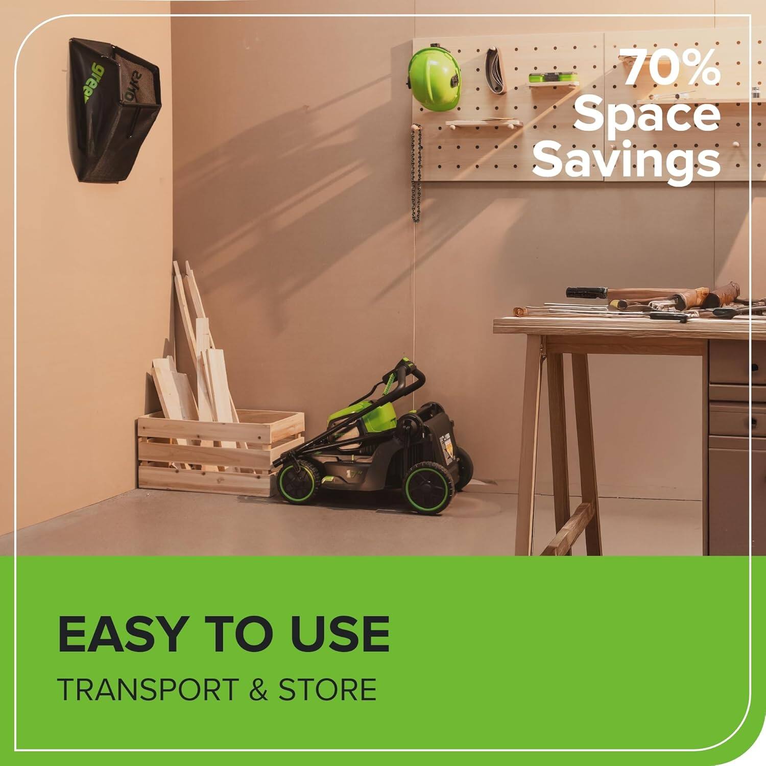 70% Space Savings  
EASY TO USE  
TRANSPORT & STORE