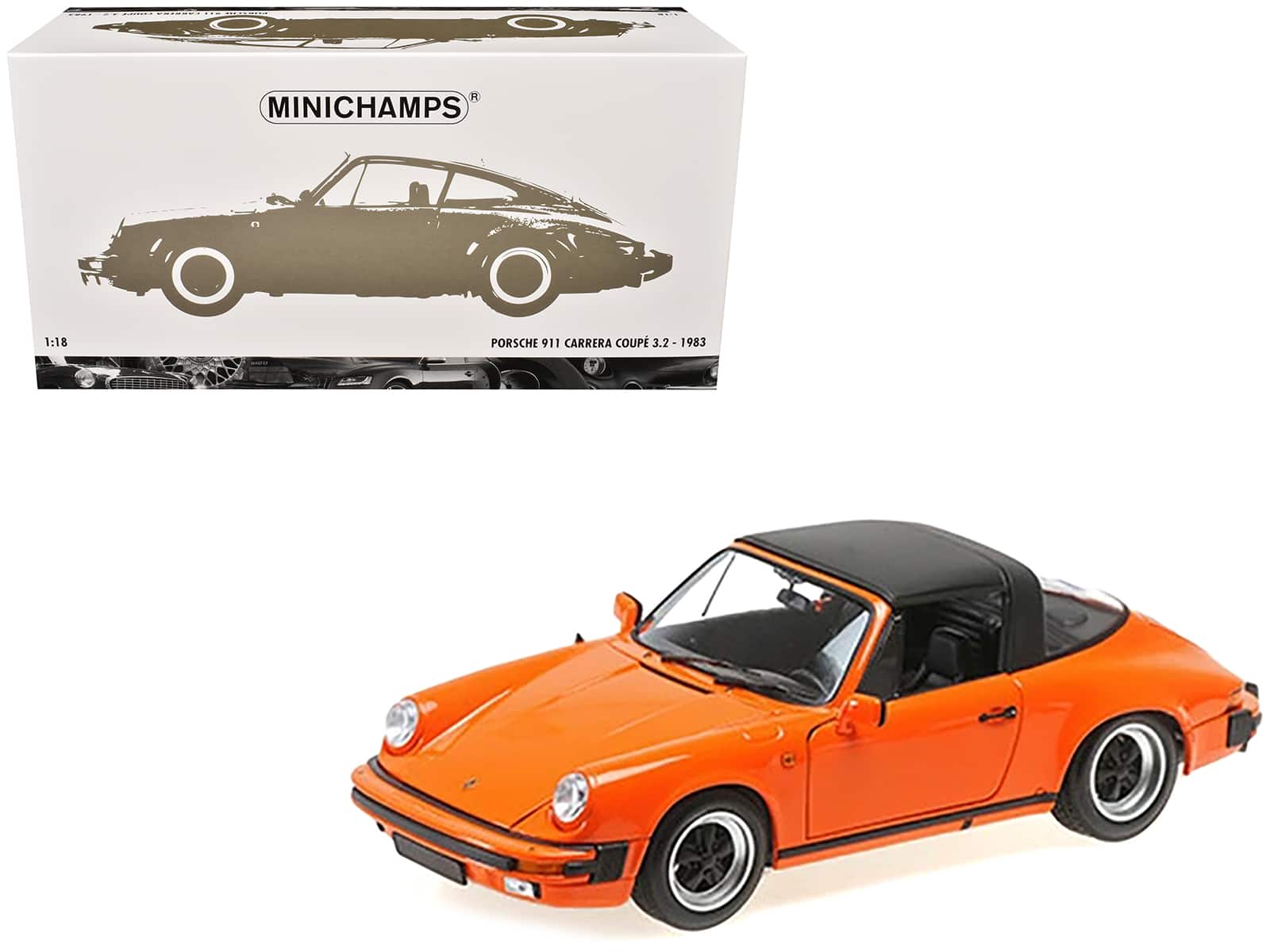 1983 Porsche 911 Carrera Targa 3.2 Orange 1/18 Diecast Model Car by Minichamps price history on PriceWatchPro
