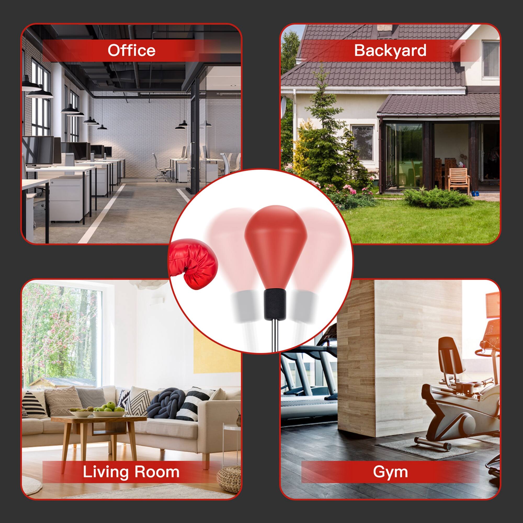 Office  
Backyard  
Living Room  
Gym