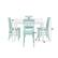 Alt View 18. Walker Edison - Modern Rectangular 5-Piece Wood Kitchen Dining Set - White/Gray.