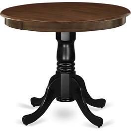 FurniFact - Round Dining Table - Brown
