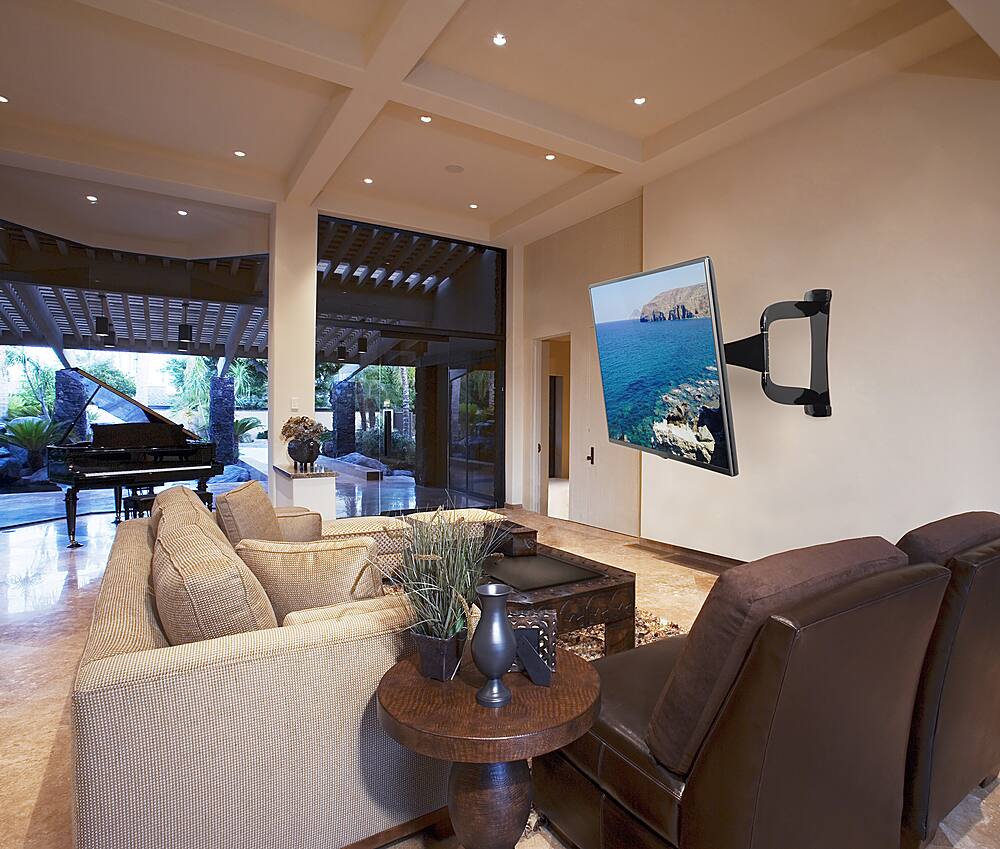 Left. Peerless-AV - Designer Series Articulating Wall Mount - 32-50" - Black.