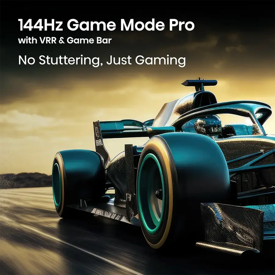 144Hz Game Mode Pro with VRR & Game Bar No Stuttering, Just Gaming