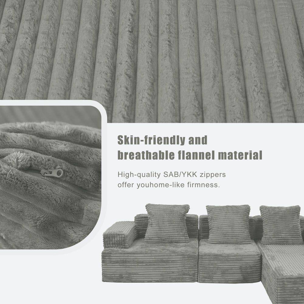 Skin-friendly and breathable flannel material  
High-quality SAB/YKK zippers offer you home-like firmness.