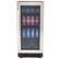 Front Zoom. Avanti - Beverage Center, 72 Can Capacity - Stainless Steel with Black Cabinet.
