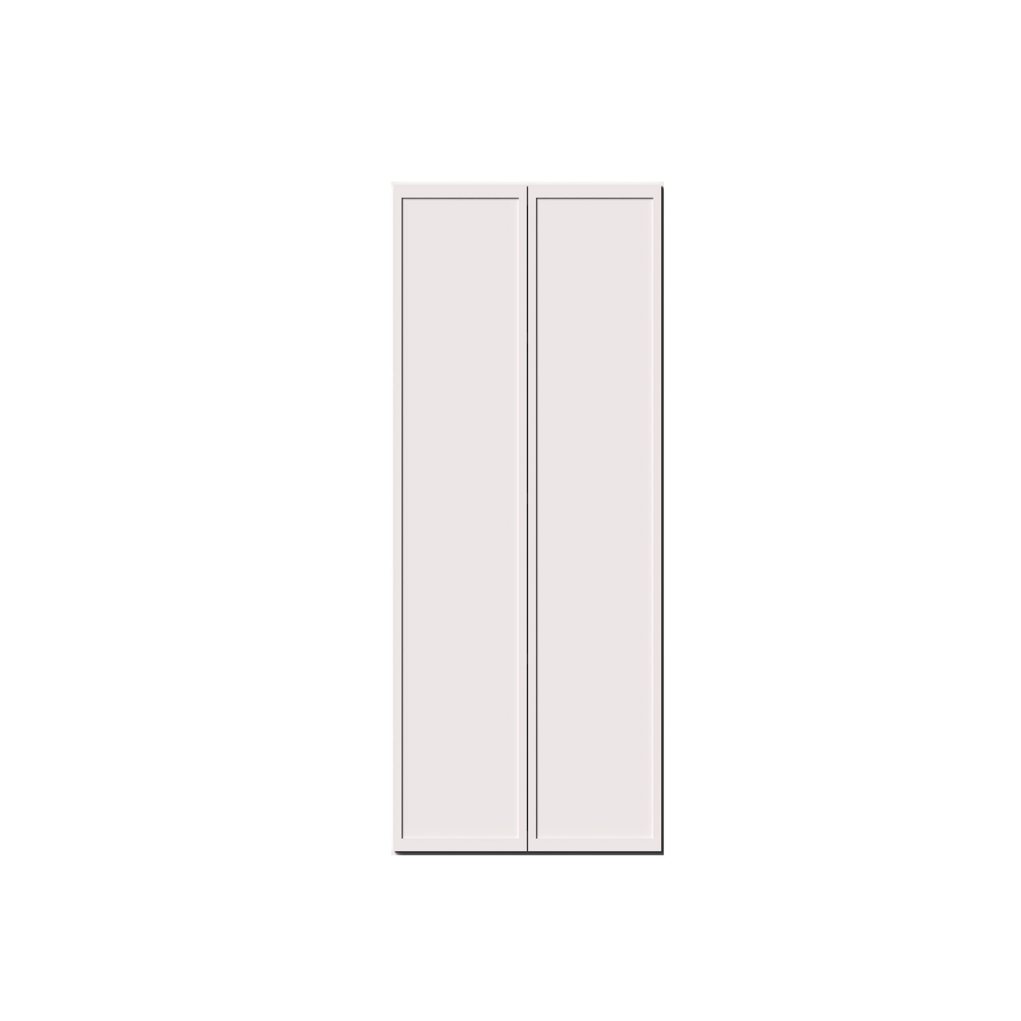 Alt View 1. Boyel Living - 27-in W x 42-in H x 12-in D Slim Shaker RTA Kitchen Wall Cabinet with Soft-Close - Snow White.