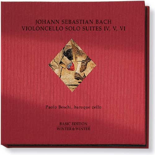 Paolo Beschi - Solo Cello Suites 4-6  - COMPACT DISCS