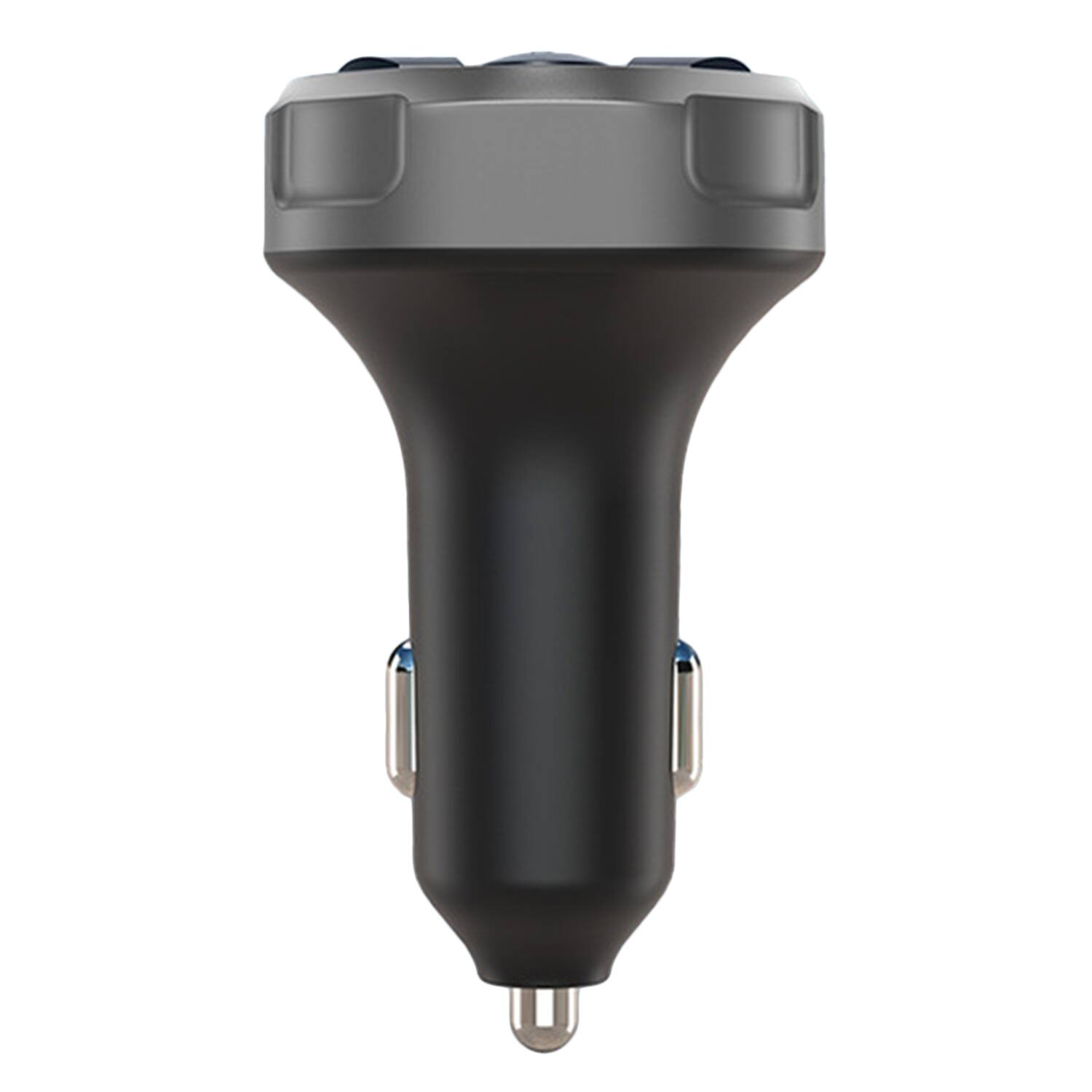 Left. Skanty Furniture - Bluetooth Car Adapter with Breath Light, PD 30W&QC 3.0 Fast Female Connector, FM Transmitter, Digital Voltage Display.