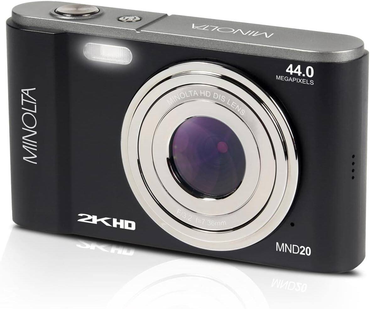 MINOLTA  
MINOLTA HD DIS LENS  
2KHD  
F/3.2 f=7.36mm  
44.0 MEGAPIXELS  
MND20