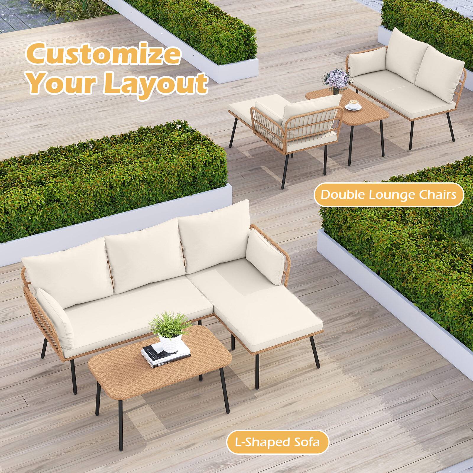 Customize Your Layout

Double Lounge Chairs

L-Shaped Sofa