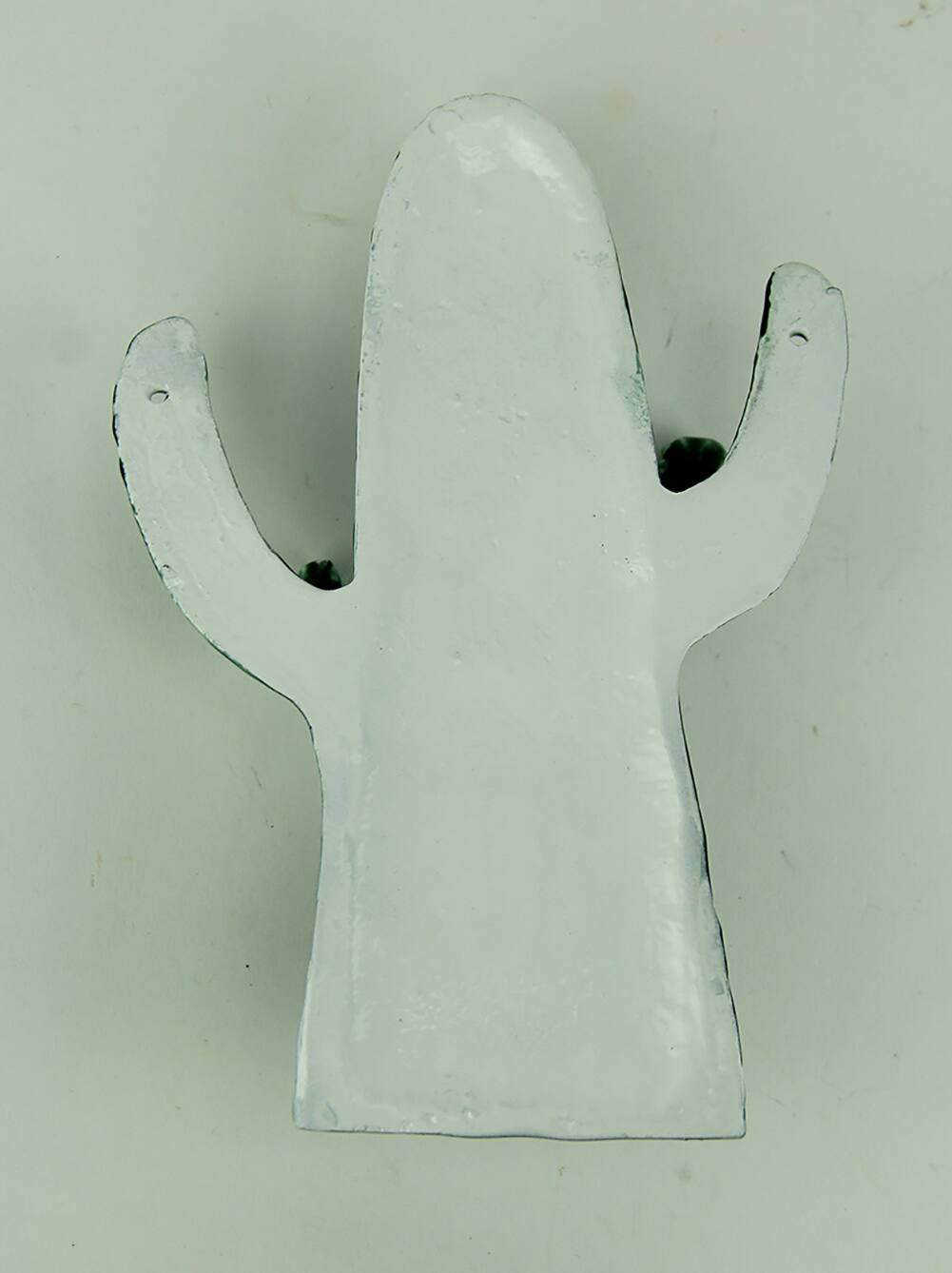 Alt View 2. Indaba - Green Triple Branch Seguaro Cactus Wall Hook - Green.