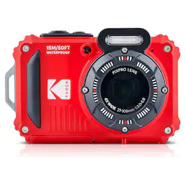 Kodak - PIXPRO WPZ2 16MP Full HD Waterproof Rugged Digital Camera - Red