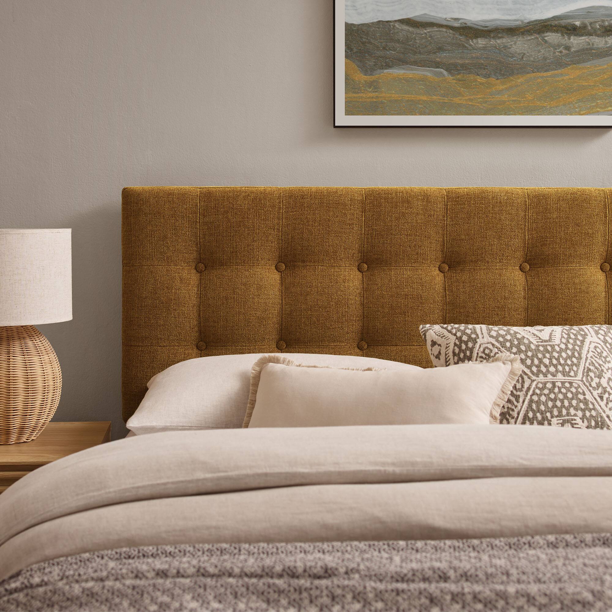 Alt View 1. Modway - Emily Upholstered Fabric Headboard by Modway - Copper.